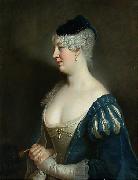 Portrait of Henriette von Zerbsten antoine pesne